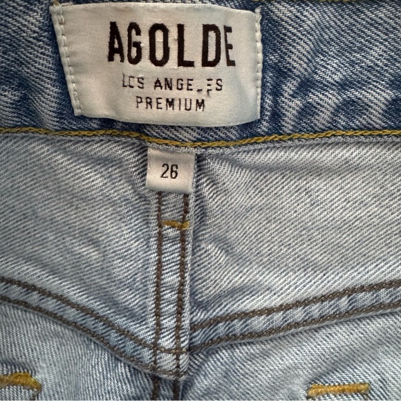 AGOLDE Cut Off Shorts Size 26 Style # A026-811 - Picture 8 of 9